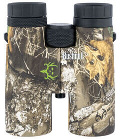 Bushnell Bone Collector Powerview 8x42 binocular with Realtree Edge camouflage.